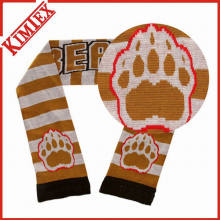 Winter Warmer Fans de football promotionnels écharpe en acrylique